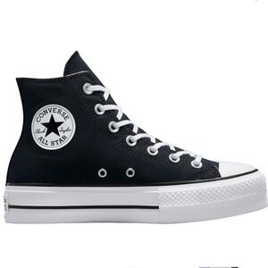 Converse Black High-Top Platform Sneakers